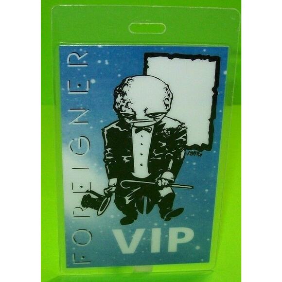 Foreigner Mr Moonlight Goblin Man Backstage Pass Original 1994 Concert Tour Rock - Picture 1 of 4